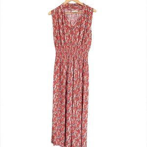 Floral Red Maxi Dress